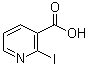 structure of CAS# 6042-35-9, 2-Iodo-3-pyridinecarboxylic acid