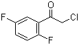 2-氯-2',5'-二氟苯乙酮分子结构 (CAS 60468-36-2)