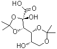 CAS 登录号：60481-94-9, 2-C-羟基-2,3:4,6-二-O-(1-甲基亚乙基)-L-古洛糖酸