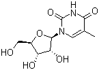 structure of CAS# 605-23-2, Thymine 1-beta-D-arabinofuranoside