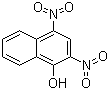 structure of CAS# 605-69-6, 2,4-Dinitro-1-naphthol