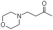 structure of CAS# 6050-58-4, 4-Morpholin-4-ylbutan-2-one
