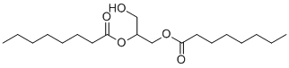 structure of CAS# 60514-48-9, 1,2-二辛酰-sn-甘油