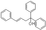 CAS # 6052-64-8, 1,1,4-Triphenyl-3-buten-1-ol, NSC 225815, NSC 263507, alpha-Cinnamylbenzhydrol