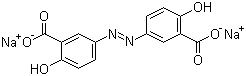 structure of CAS# 6054-98-4, Olsalazine disodium
