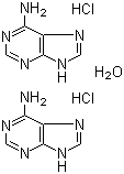 structure of CAS# 6055-72-7, Adenine hydrochloride hemihydrate