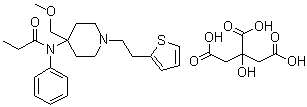 CAS 登录号：60561-17-3, 柠檬酸舒芬太尼