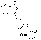 CAS 登录号：60586-98-3, 1-[3-(1H-吲哚-3-基)-1-氧代丙氧基]-2,5-吡咯烷二酮