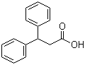 3,3-二苯基丙酸分子结构 (CAS 606-83-7)