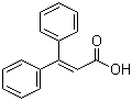 3,3-二苯基-2-丙烯酸分子结构 (CAS 606-84-8)