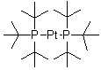 structure of CAS# 60648-70-6, Bis(tri-tert-butylphosphine)platinum