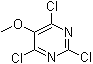 2,4,6-Trichloro-5-methoxypyrimidine molecular structure (CAS 60703-46-0)