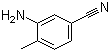 3-氨基-4-甲基苯甲腈分子结构 (CAS 60710-80-7)