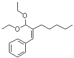 [2-(Diethoxymethyl)-1-hepten-1-yl]benzene molecular structure (CAS 60763-41-9)