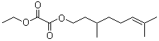 草酸香茅酯乙酯分子结构 (CAS 60788-25-2)