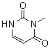structure of CAS# 608-34-4, 3-Methyluracil