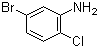 structure of CAS# 60811-17-8, 3-Bromo-6-chloroaniline