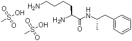structure of CAS# 608137-33-3, Lisdexamfetamine dimesylate