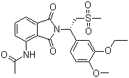 Apremilast molecular structure (CAS 608141-41-9)