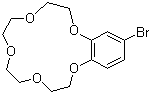 structure of CAS# 60835-72-5, 4-Bromobenzo-15-crown-5