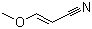 structure of CAS# 60838-50-8, 3-Methoxyacrylonitrile