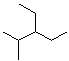 3-乙基-2-甲基戊烷分子结构 (CAS 609-26-7)
