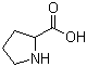 structure of CAS# 609-36-9, DL-Proline