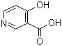 4-羟基烟酸分子结构 (CAS 609-70-1)