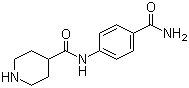 CAS # 609780-49-6, 4-(4-Carbamoylphenylcarbamoyl)piperidine