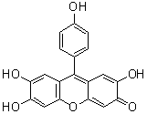 CAS # 6098-76-6, 4-Hydroxyphenylfluorone, 9-(4-Hydroxyphenyl)-2,3,7-trihydroxy-6-fluorone