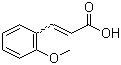 2-甲氧基肉桂酸分子结构 (CAS 6099-03-2)