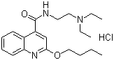 盐酸地布卡因分子结构 (CAS 61-12-1)
