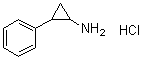 2-Phenylcyclopropanamine hydrochloride molecular structure (CAS 61-81-4)
