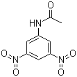 structure of CAS# 610-53-7, 2,4-Dinitroacetanilide