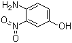structure of CAS# 610-81-1, 4-Amino-3-nitrophenol