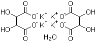 酒石酸钾分子结构 (CAS 6100-19-2)