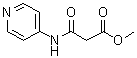 3-氧代-3-(4-吡啶基氨基)丙酸甲酯分子结构 (CAS 610281-60-2)