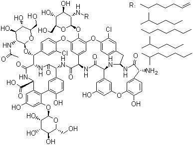 替考拉宁分子结构 (CAS 61036-62-2)
