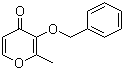 3-(苄氧基)-2-甲基-4H-吡喃-4-酮分子结构 (CAS 61049-69-2)