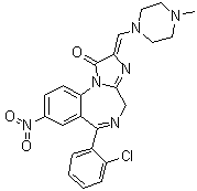 CAS 登录号：61197-73-7, 氯普唑仑