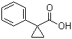 1-苯基-1-环丙羧酸分子结构 (CAS 6120-95-2)