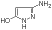 structure of CAS# 6126-22-3, 3-Amino-5-hydroxypyrazole