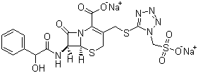 structure of CAS# 61270-78-8, Cefonicid sodium