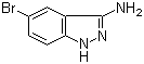 structure of CAS# 61272-71-7, 3-Amino-5-bromo-1H-indazole