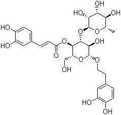 structure of CAS# 61276-17-3, Verbascoside