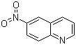 6-硝基喹啉分子结构 (CAS 613-50-3)