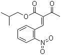 CAS # 61312-59-2, 2-[(2-Nitrophenyl)methylene]-3-oxobutanoic acid 2-methylpropyl ester