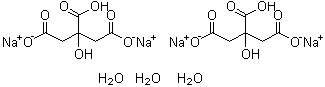 structure of CAS# 6132-05-4, Citric acid disodium salt hydrate