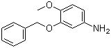 3-苄氧基-4-甲氧基苯胺分子结构 (CAS 61324-40-1)
