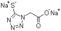 structure of CAS# 61336-49-0, Sodium 2-(5-sulfido-1H-tetrazol-1-yl)acetate